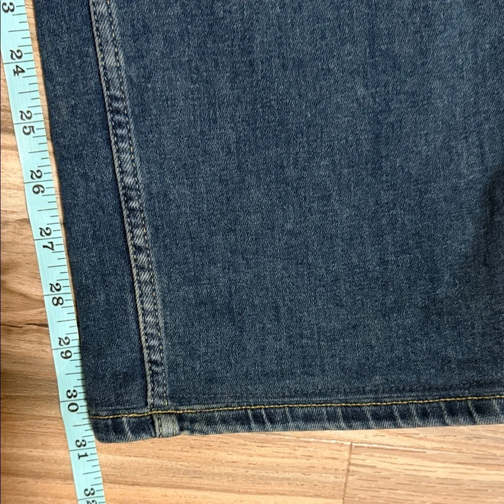 Paige Doheny Men's Sz.36 Relaxed Straight Stretch Dark Wash Denim Blue Jeans USA - Picture 6 of 8